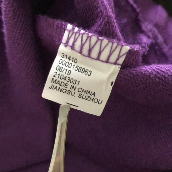 NWT DC COMICS Batman Kanji cropped sweatshirt Japanese Jrs Medium CROP TOP - Picture 8 of 8